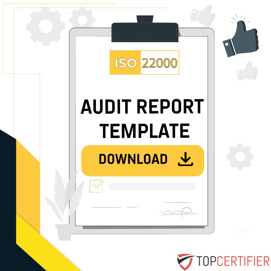 ISO 22000  Audit Report Template